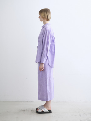 Cotton linen narrow skirt 詳細画像