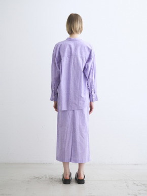 Cotton linen narrow skirt 詳細画像