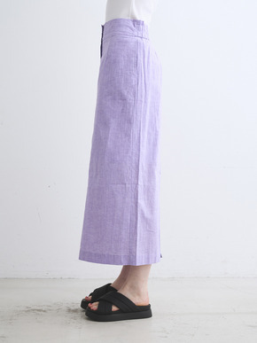 Cotton linen narrow skirt 詳細画像