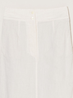 Cotton linen narrow skirt 詳細画像