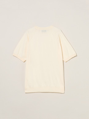 Men's dress knitted s/s t-shirt 詳細画像