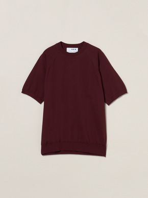 Men's dress knitted s/s t-shirt 詳細画像