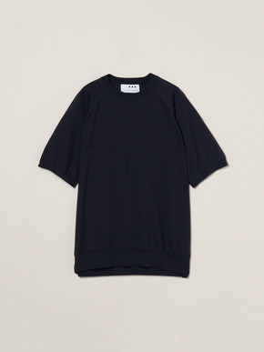 Men's dress knitted s/s t-shirt 詳細画像