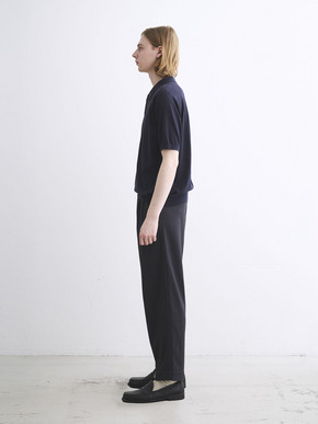 Men's dress knitted s/s polo 詳細画像