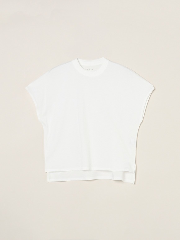 Milky jersey french slv tee