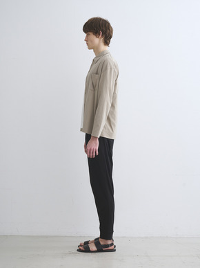 Men's milky jersey l/s shirt 詳細画像