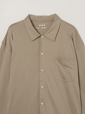 Men's milky jersey l/s shirt 詳細画像