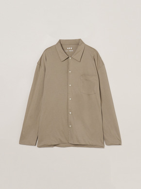Men's milky jersey l/s shirt 詳細画像