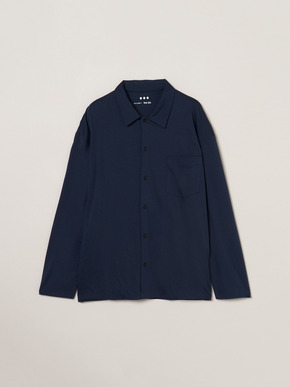Men's milky jersey l/s shirt 詳細画像