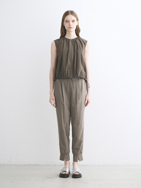 Seaside line sleeveless jacket 詳細画像