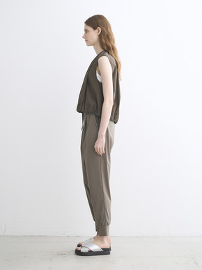 Seaside line sleeveless jacket 詳細画像
