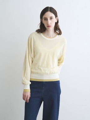 Double layer pullover 詳細画像