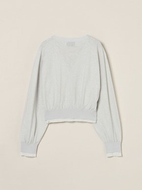 Double layer cardigan 詳細画像