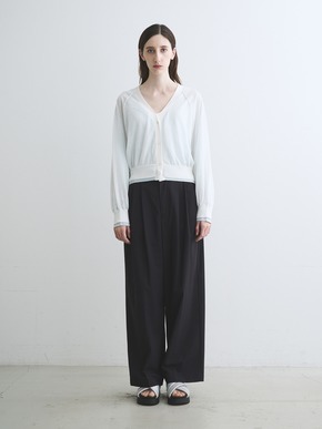 Double layer cardigan 詳細画像