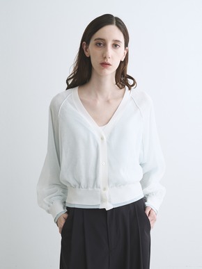 Double layer cardigan 詳細画像