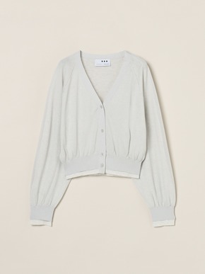Double layer cardigan 詳細画像