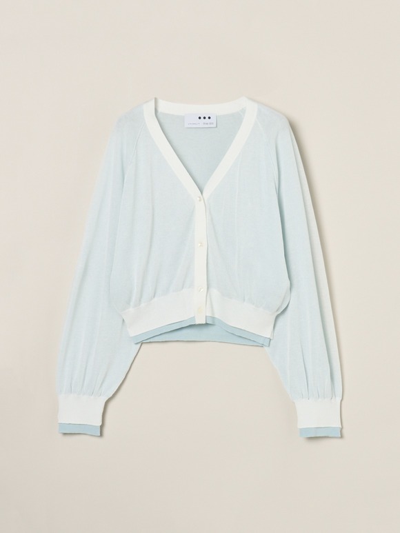 Double layer cardigan