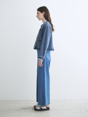 Needl punched denim jacket 詳細画像