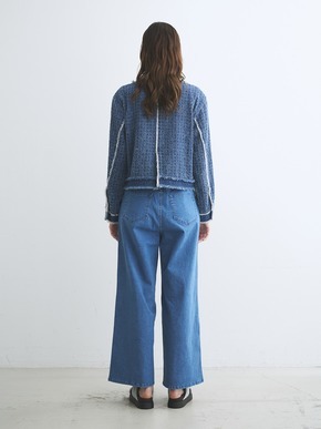 Needl punched denim jacket 詳細画像