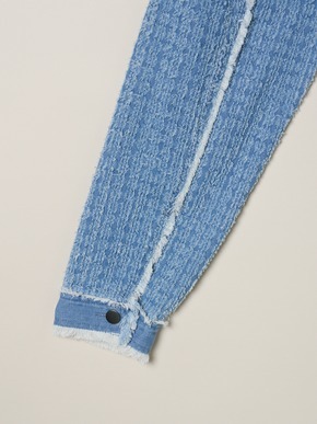 Needl punched denim jacket 詳細画像