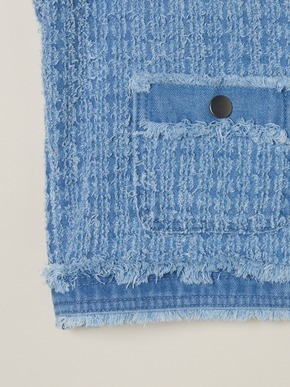 Needl punched denim jacket 詳細画像