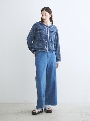 Needl punched denim jacket 詳細画像