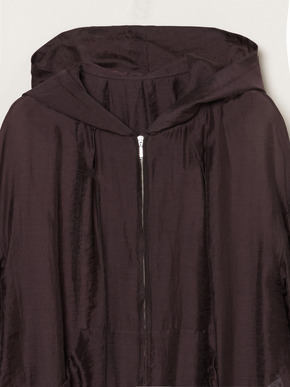 Shiny shirt zip up hoody 詳細画像