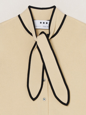 Sandy cotton tie top 詳細画像