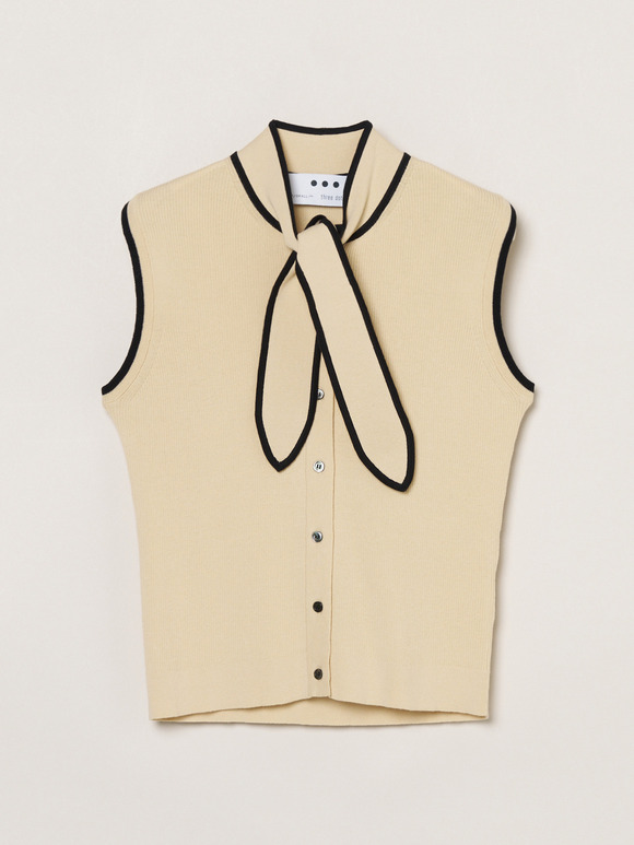 Sandy cotton tie top