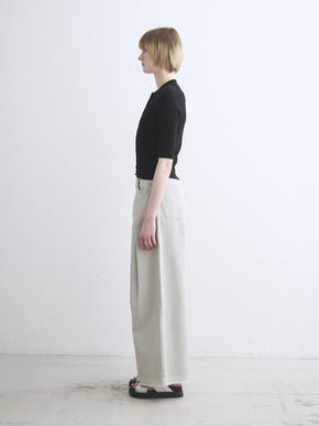 Sandy cotton half sleeve polo 詳細画像