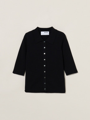 Sandy cotton half sleeve polo 詳細画像