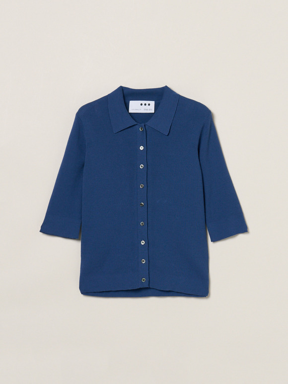 Sandy cotton half sleeve polo