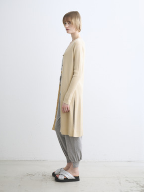 Sandy cotton long cardigan 詳細画像