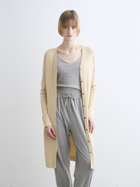 Sandy cotton long cardigan 詳細画像