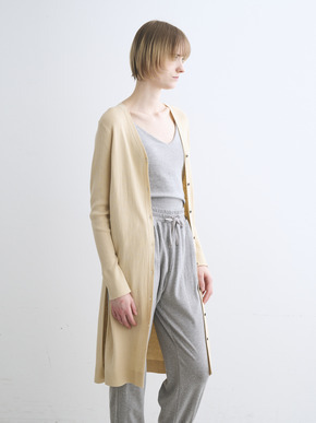 Sandy cotton long cardigan 詳細画像