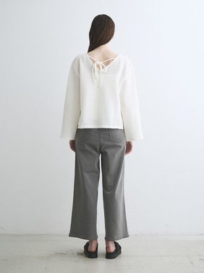 Russell back ribbon tops 詳細画像