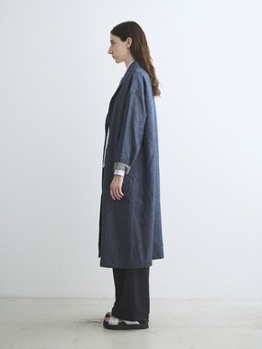 Rough linen doctor coat 詳細画像