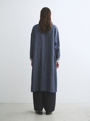 Rough linen doctor coat 詳細画像