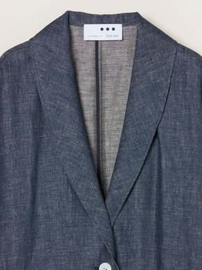 Rough linen doctor coat 詳細画像