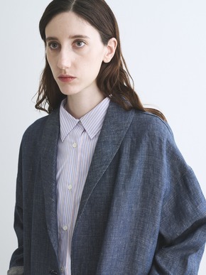 Rough linen doctor coat 詳細画像