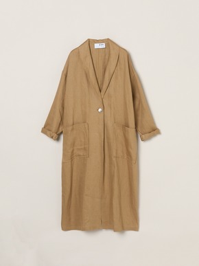 Rough linen doctor coat 詳細画像