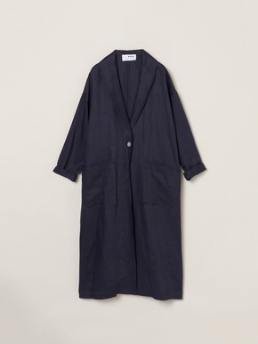 Rough linen doctor coat 詳細画像