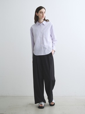 Broad stripe loose shirt 詳細画像