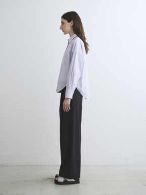 Broad stripe loose shirt 詳細画像