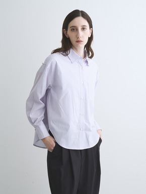 Broad stripe loose shirt 詳細画像