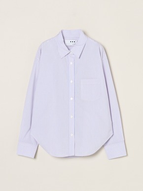 Broad stripe loose shirt 詳細画像