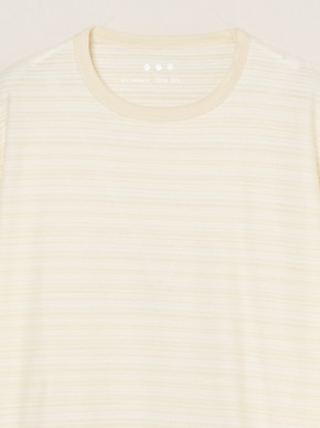 Men's slub tuck border s/s T 詳細画像