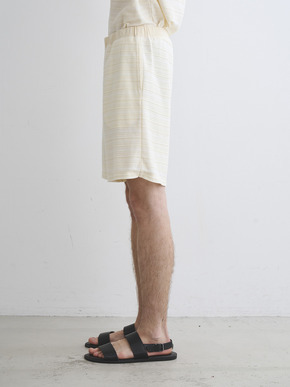 Men's slubtuck border shortpants 詳細画像