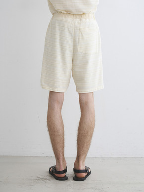 Men's slubtuck border shortpants 詳細画像