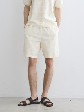 Men's slubtuck border shortpants 詳細画像
